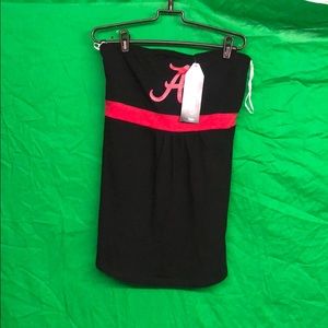 Chicks D Alabama #Roll Tide tubetop bkack